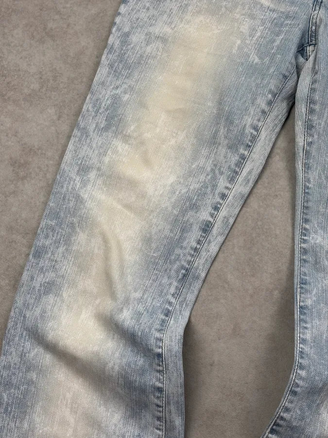 2000s Cavalli Light Blue Washed Denim Jeans EANHrvs 10