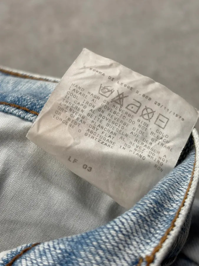 2000s Cavalli Light Blue Washed Denim Jeans EANHrvs 12