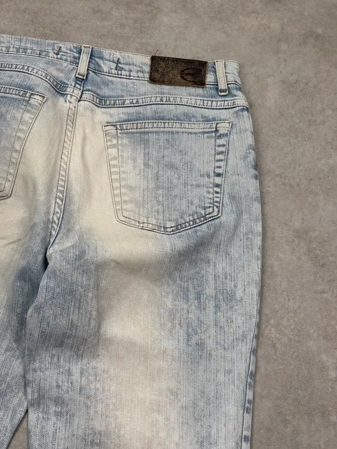 2000s Cavalli Light Blue Washed Denim Jeans EANHrvs 7
