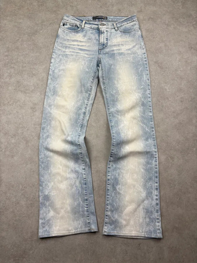 2000s Cavalli Light Blue Washed Denim Jeans EANHrvs 3