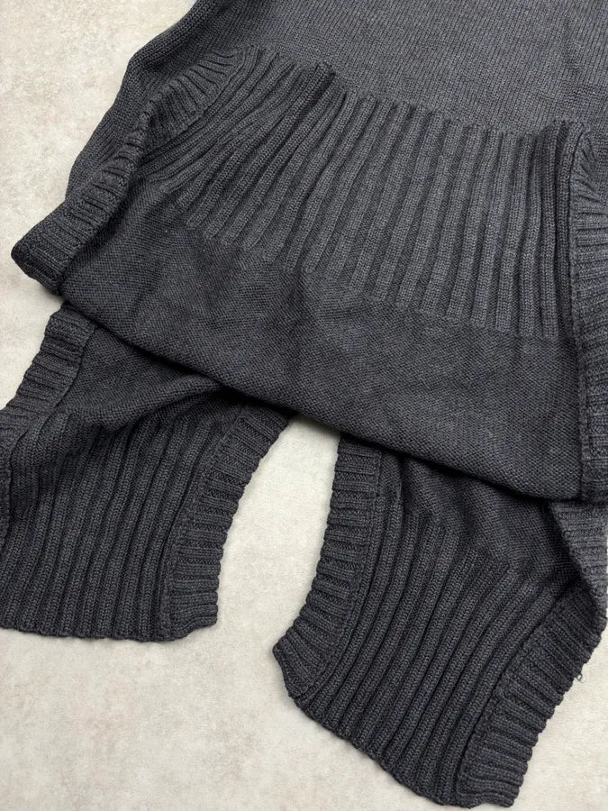2000s Roberto Cavalli Long Grey Fur Hooded Vest  SfuAOBI 10