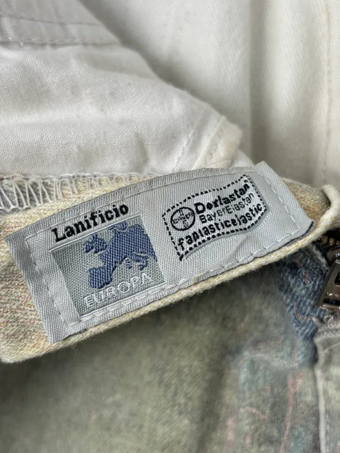 1990s Roberto Cavalli Art « Venus Fade » Denim Flare Jeans mFSKrCc 12