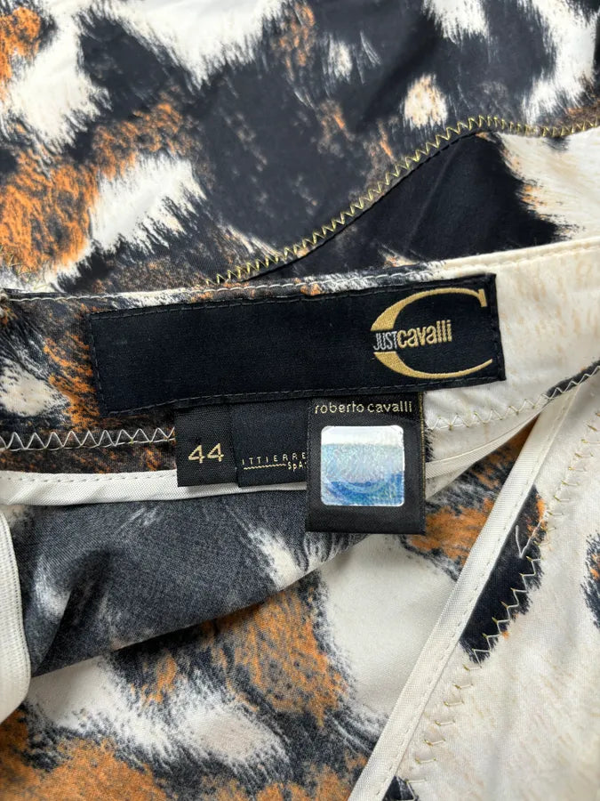 2000s Cavalli Cowhide Animal Print Skirt DjZVTWN 11