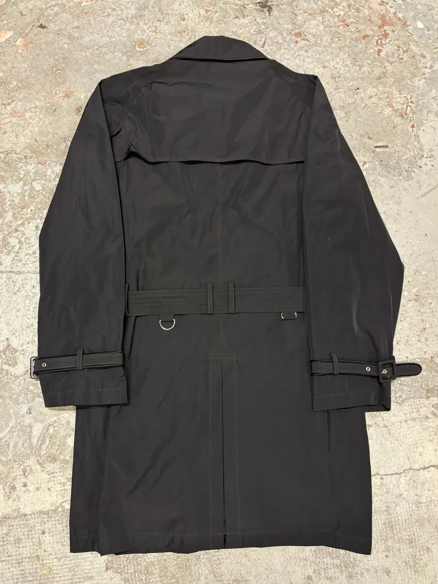 Roberto Cavalli Navy Mafia Premium Long Trench Jacket YDjYBsD 1