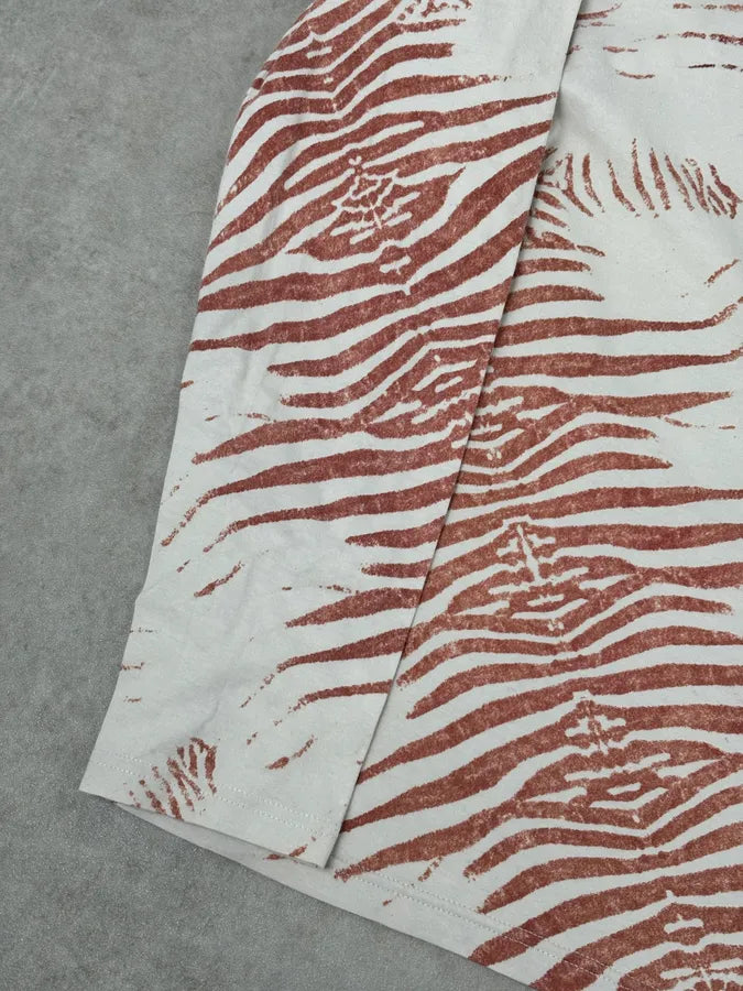 Roberto Cavalli Peach Pink Zebra Savage T-Shirt  ynbdelY 8