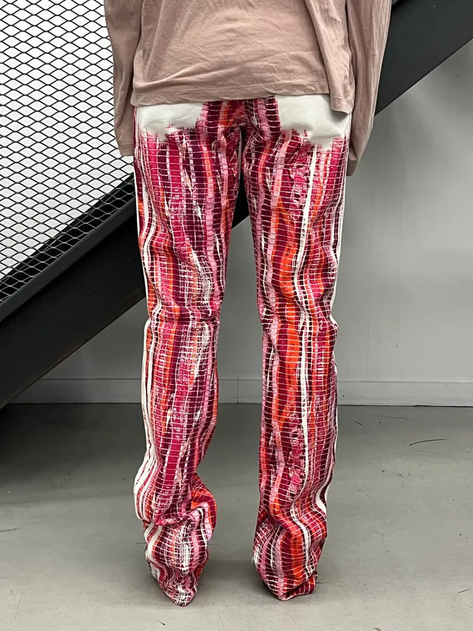 2000s Roberto Cavalli Pink Foam Effect Pants UdTdvMH 2