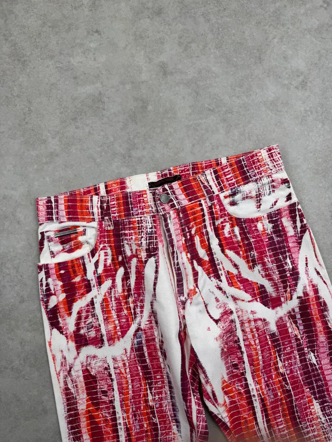 2000s Roberto Cavalli Pink Foam Effect Pants UdTdvMH 6