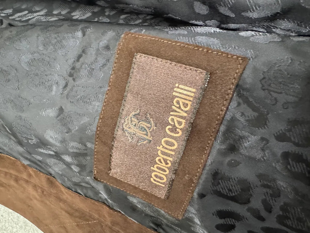 Roberto Cavalli Pony Hair Brown Leather Jacket (S/M) 6