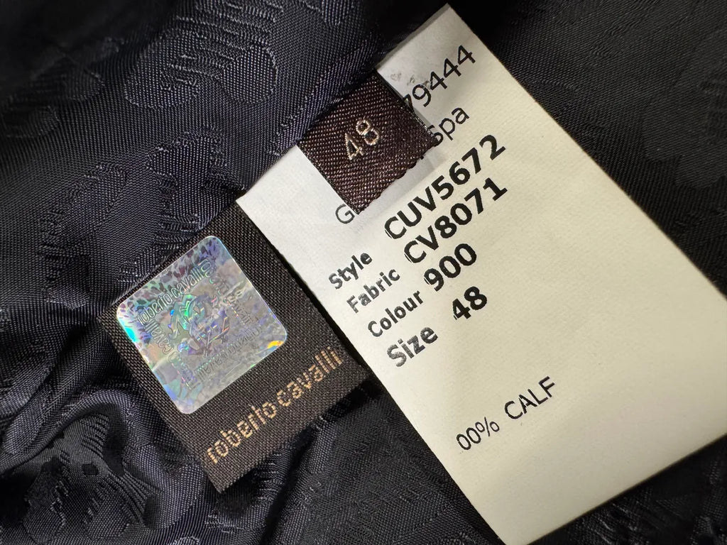 Roberto Cavalli Pony Hair Brown Leather Jacket (S/M) 8