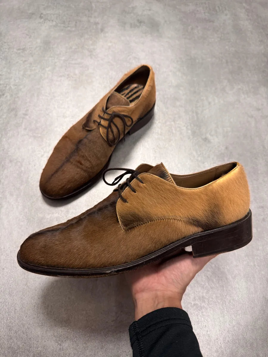 Roberto Cavalli Pony Hair Leather Shoes (43eu/us9.5) 1