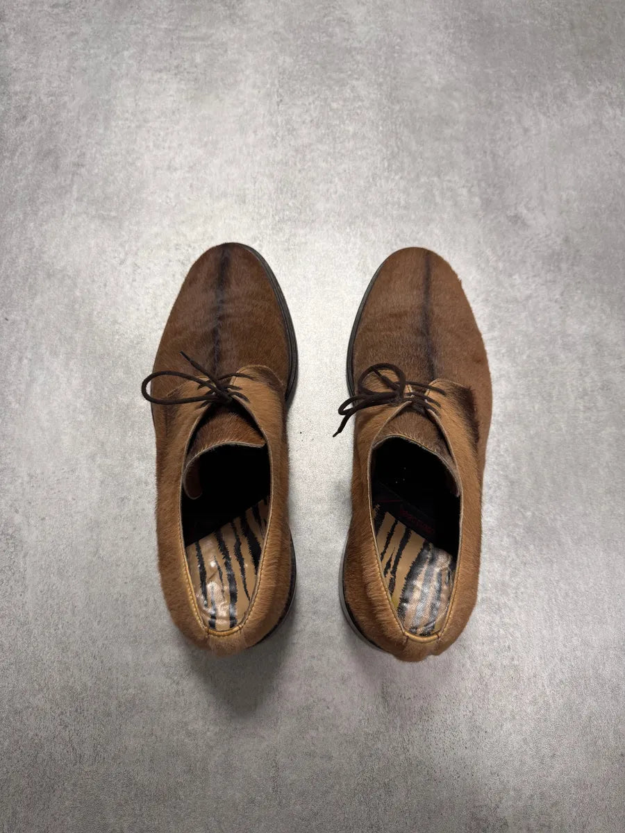 Roberto Cavalli Pony Hair Leather Shoes (43eu/us9.5) 7