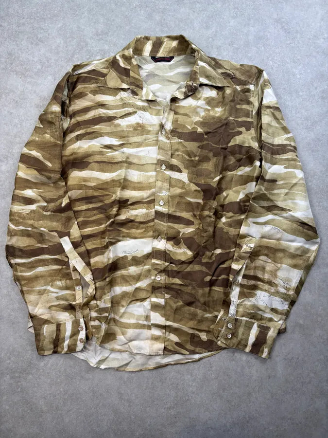 AW2004 Roberto Cavalli Savage Zebra Shirt  EaHXUDl 0