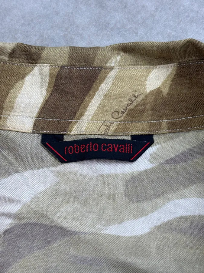 AW2004 Roberto Cavalli Savage Zebra Shirt  EaHXUDl 9