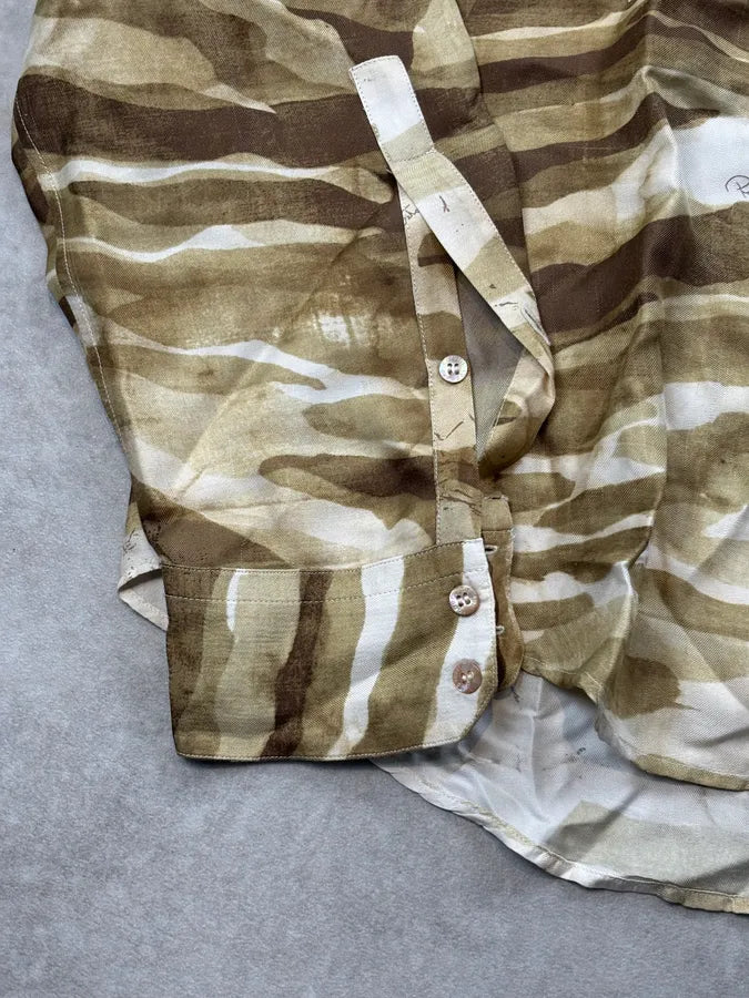 AW2004 Roberto Cavalli Savage Zebra Shirt  EaHXUDl 8