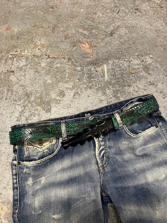 Roberto Cavalli Python Green Belt fhjrSBB 1