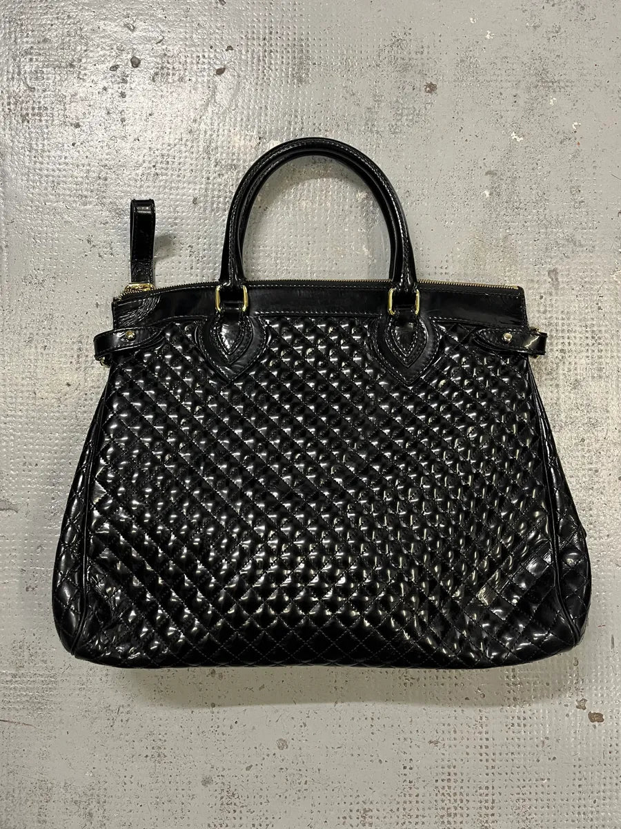 Roberto Cavalli Quilted Black Handle Bag KSWophI 0