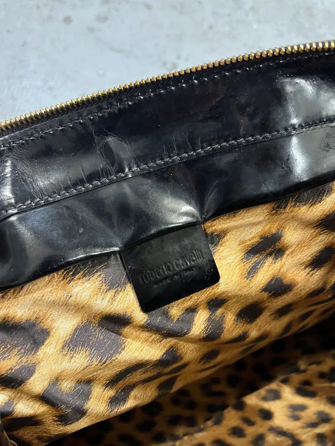 Roberto Cavalli Quilted Black Handle Bag KSWophI 8