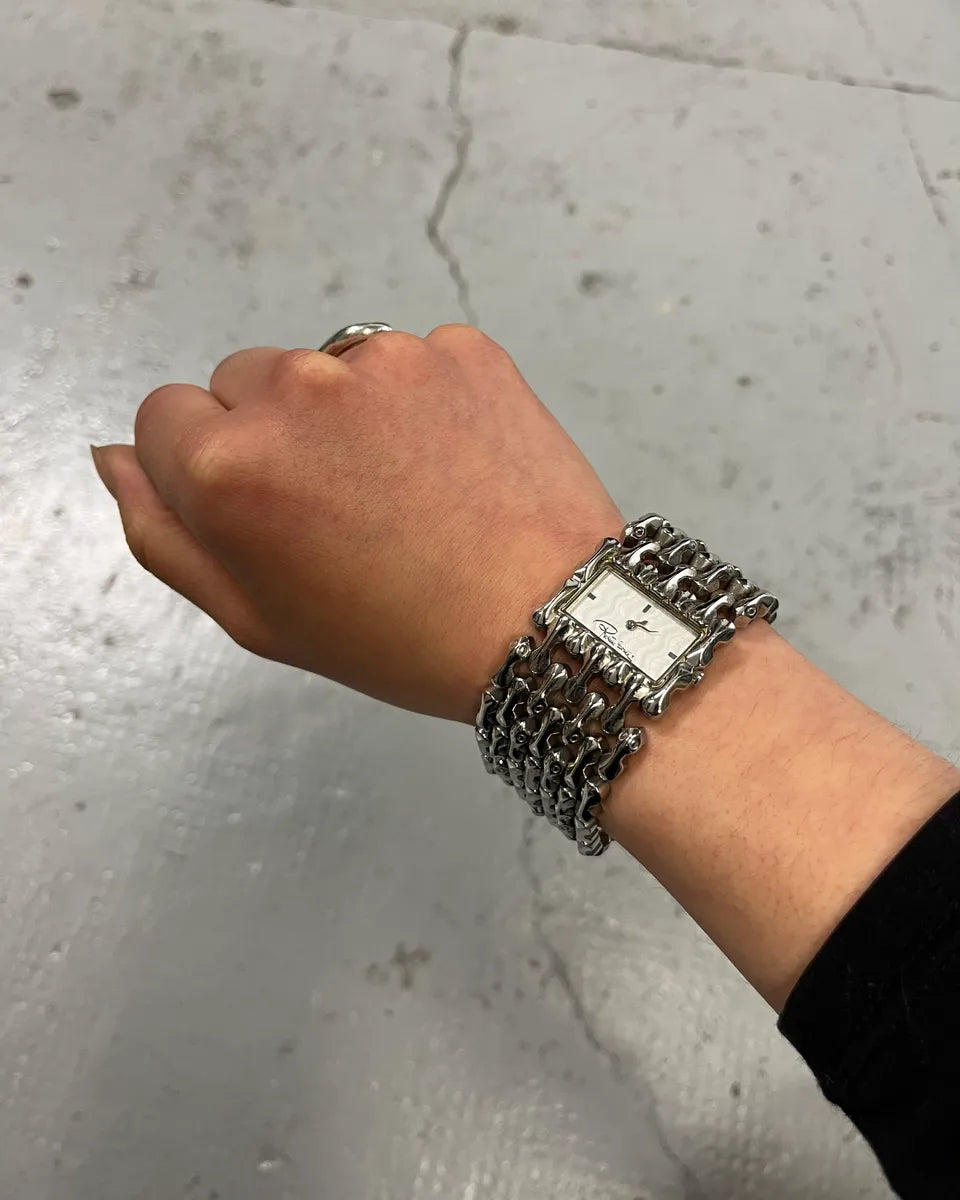 Roberto Cavalli Silver Grey Chain Bracelet Watch qQjIigx 1