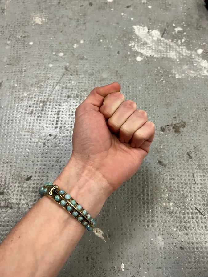 Roberto Cavalli Snake Stone Embelishments Bracelet (M) 5