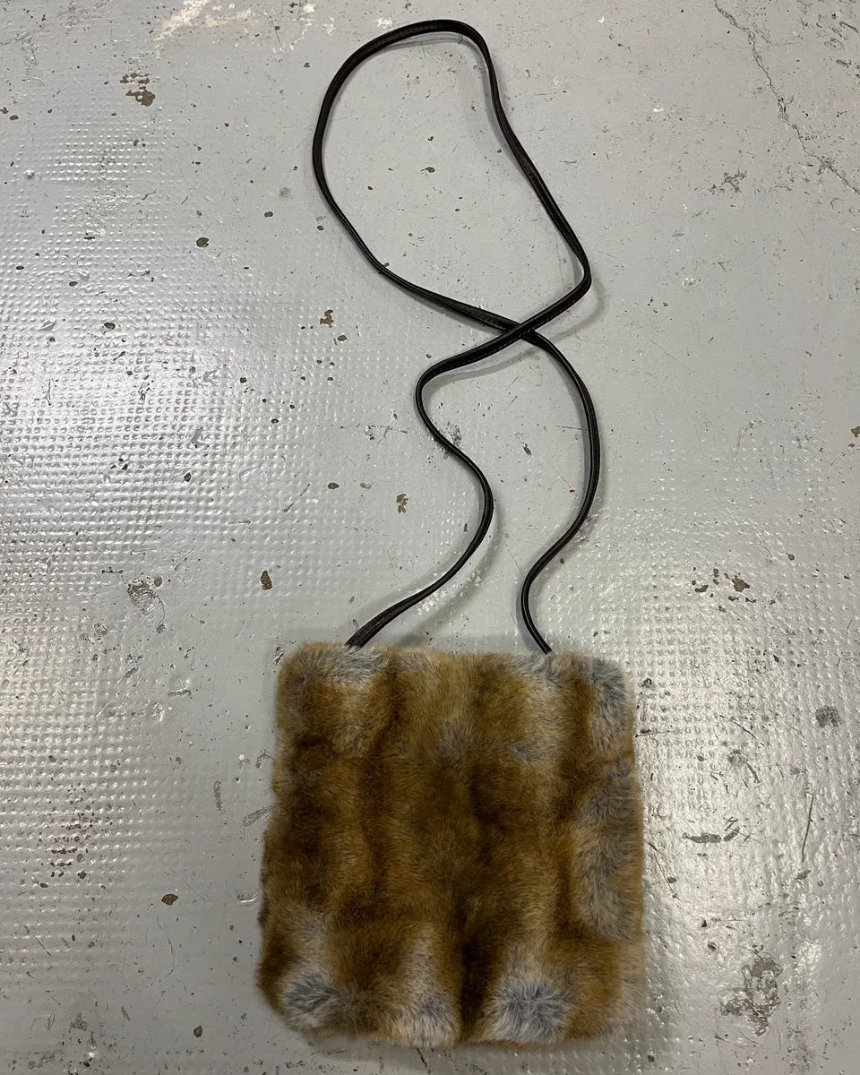Roberto Cavalli Tan Fur Shoulder Bag kiXDrwD 7