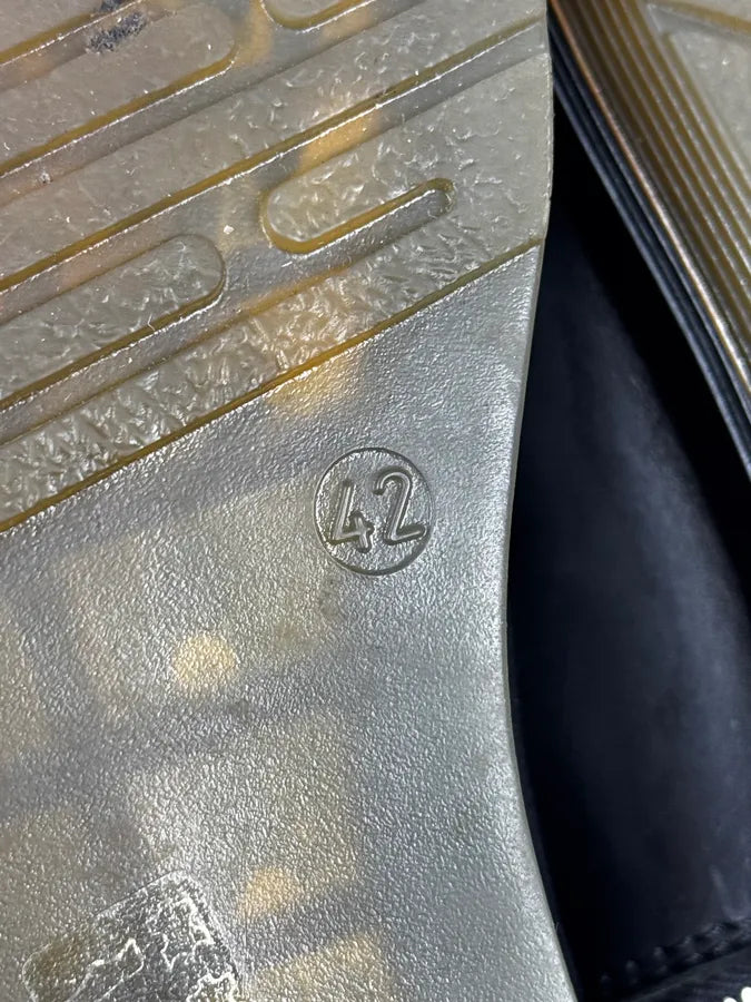 AW2003 Cavalli Black Tornado Zips Leather Boots fGxcrgr 6