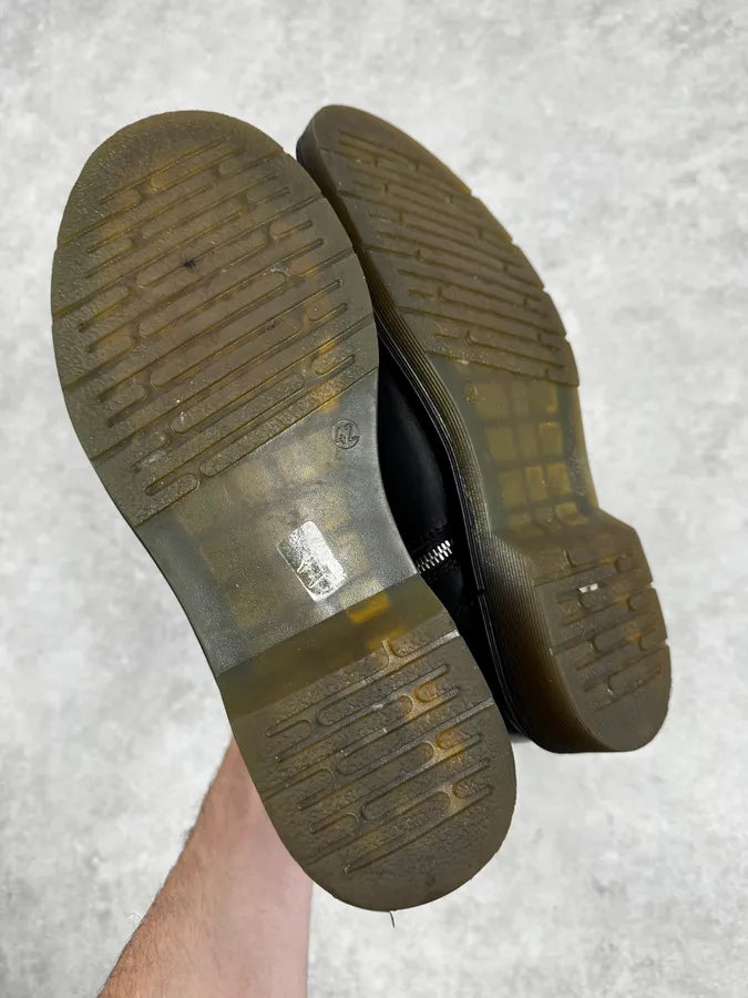 AW2003 Cavalli Black Tornado Zips Leather Boots fGxcrgr 4