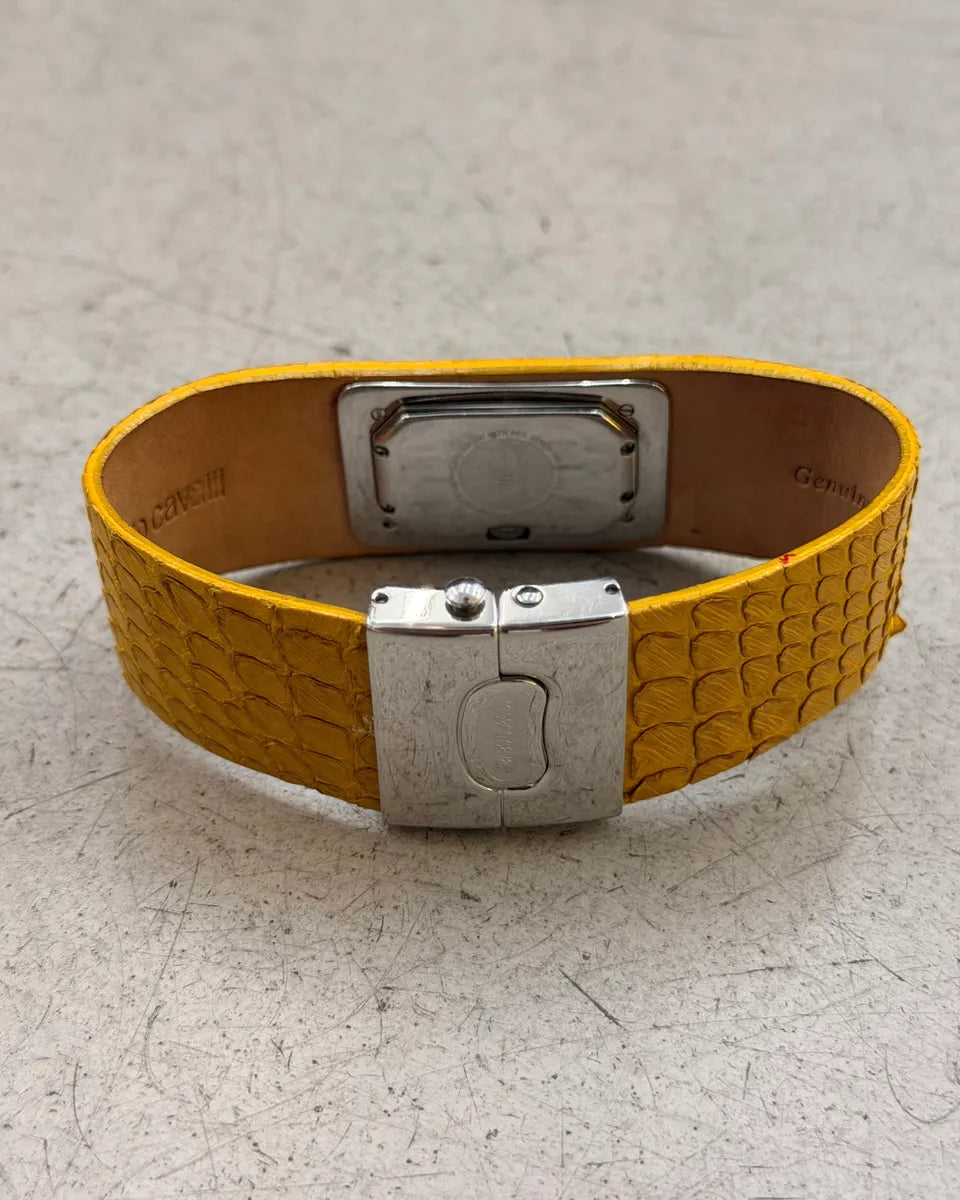 Roberto Cavalli Yellow Python Leather Watch yBjAMFk 11