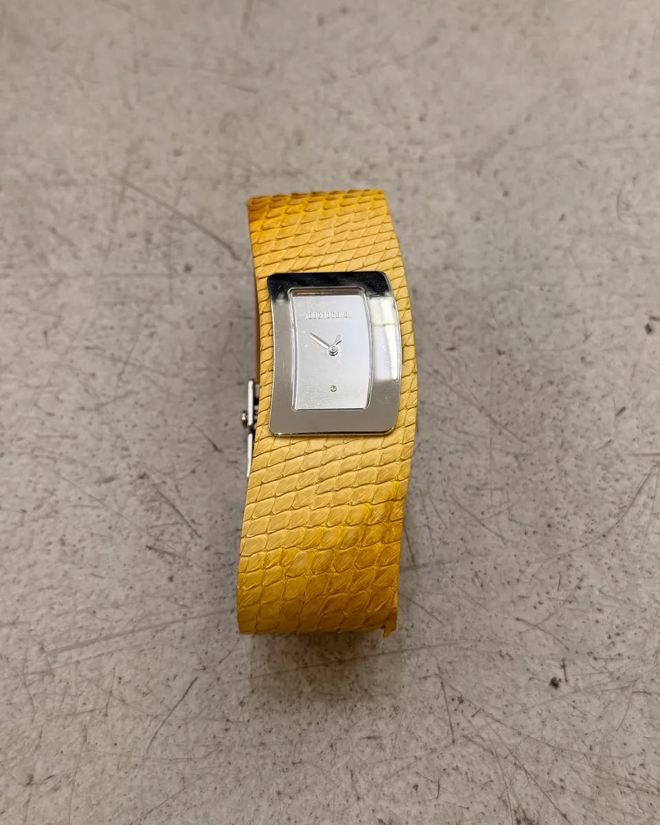Roberto Cavalli Yellow Python Leather Watch yBjAMFk 4