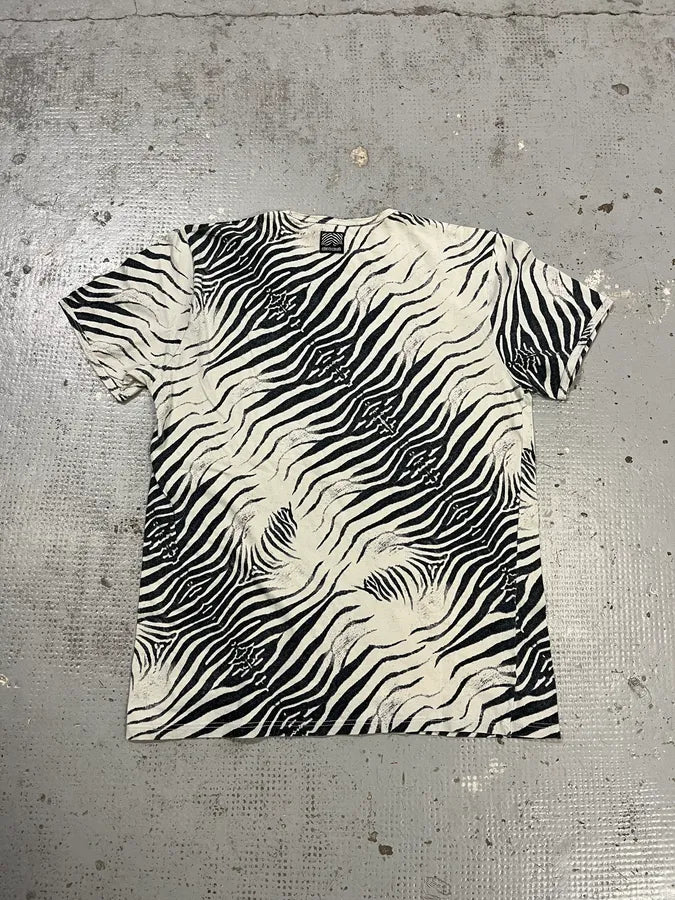 Roberto Cavalli Zebra Print Black & White T-Shirt MZppEEA 5