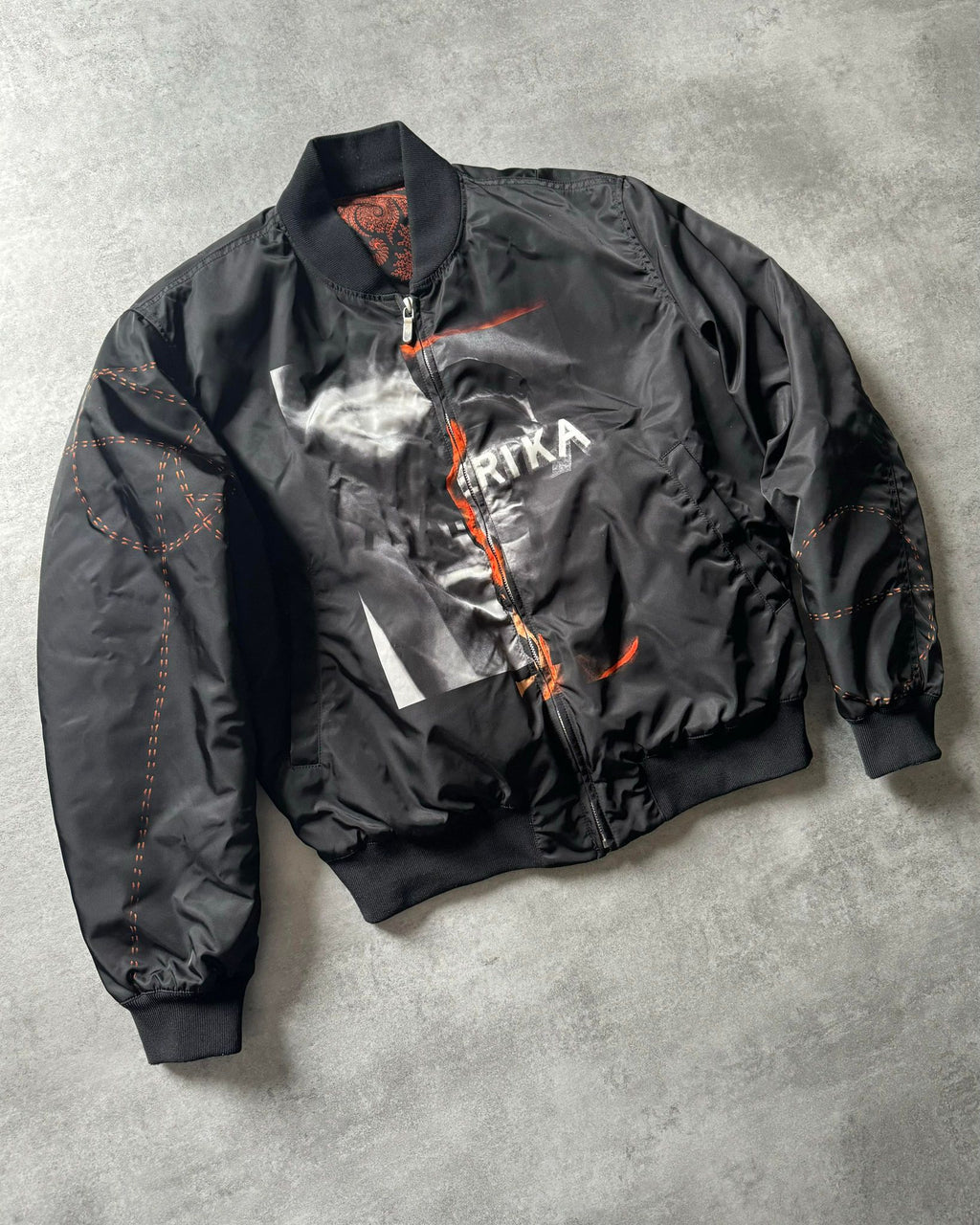 SS2015 Givenchy Black Reversible Bomber by Riccardo Tisci (L) - 6