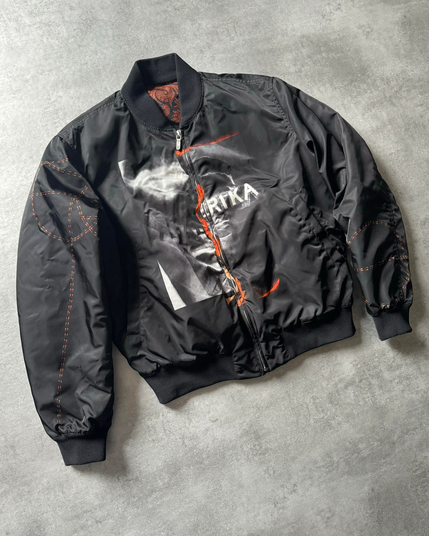 SS2015 Givenchy Black Reversible Bomber by Riccardo Tisci (L) - 6