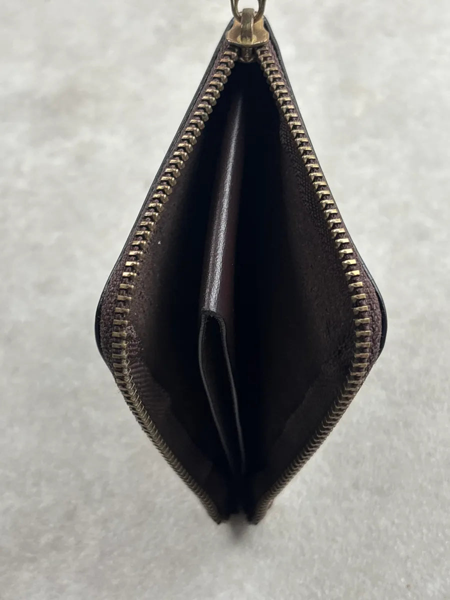 Comme des Garçons Dark Brown Leather Zip-Around Tassel Wallet ruTZbjlU 6