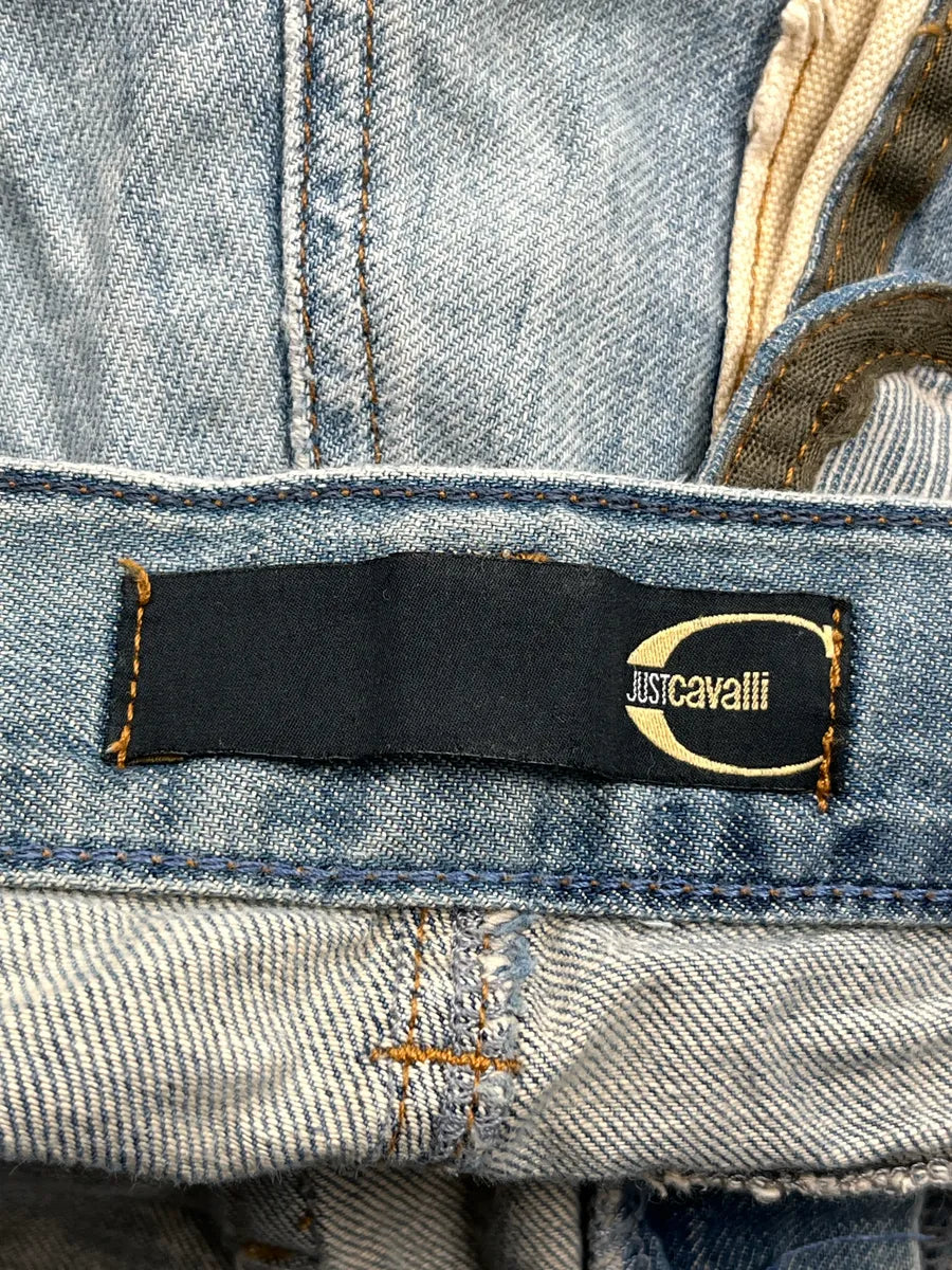 SS2006 Cavalli Light Blue Cargo Gun Multi Pockets Jeans rxKEWjeF 10