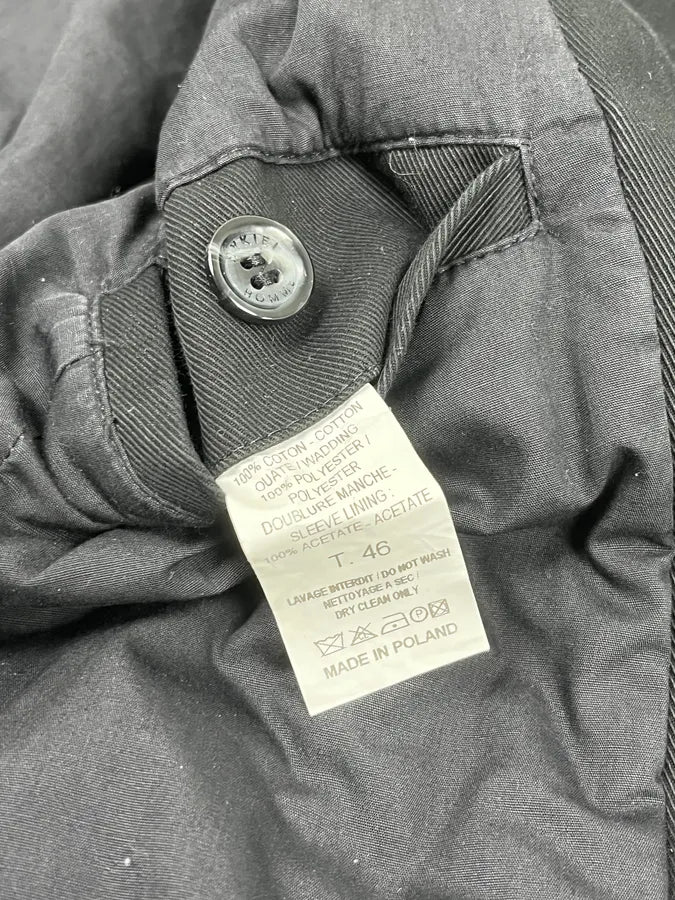 Rykiel Black Faux Fur Premium Belted Officer Jacket PSGutZF 10