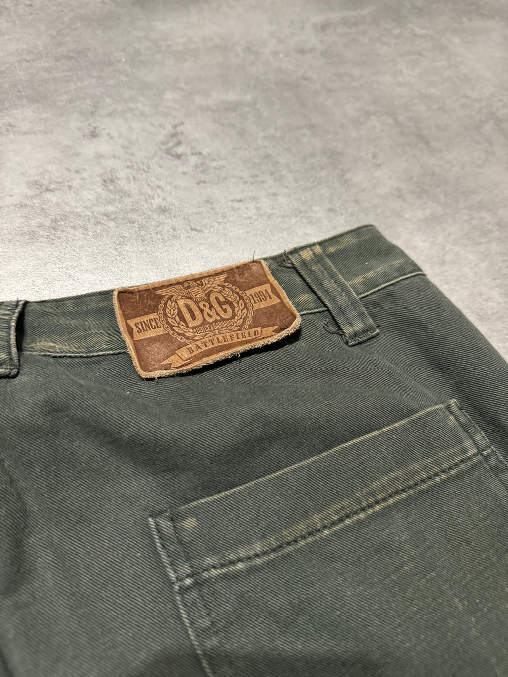 AW2006 Dolce & Gabbana Army Navy Naval Cargo Pants (XL) - 4