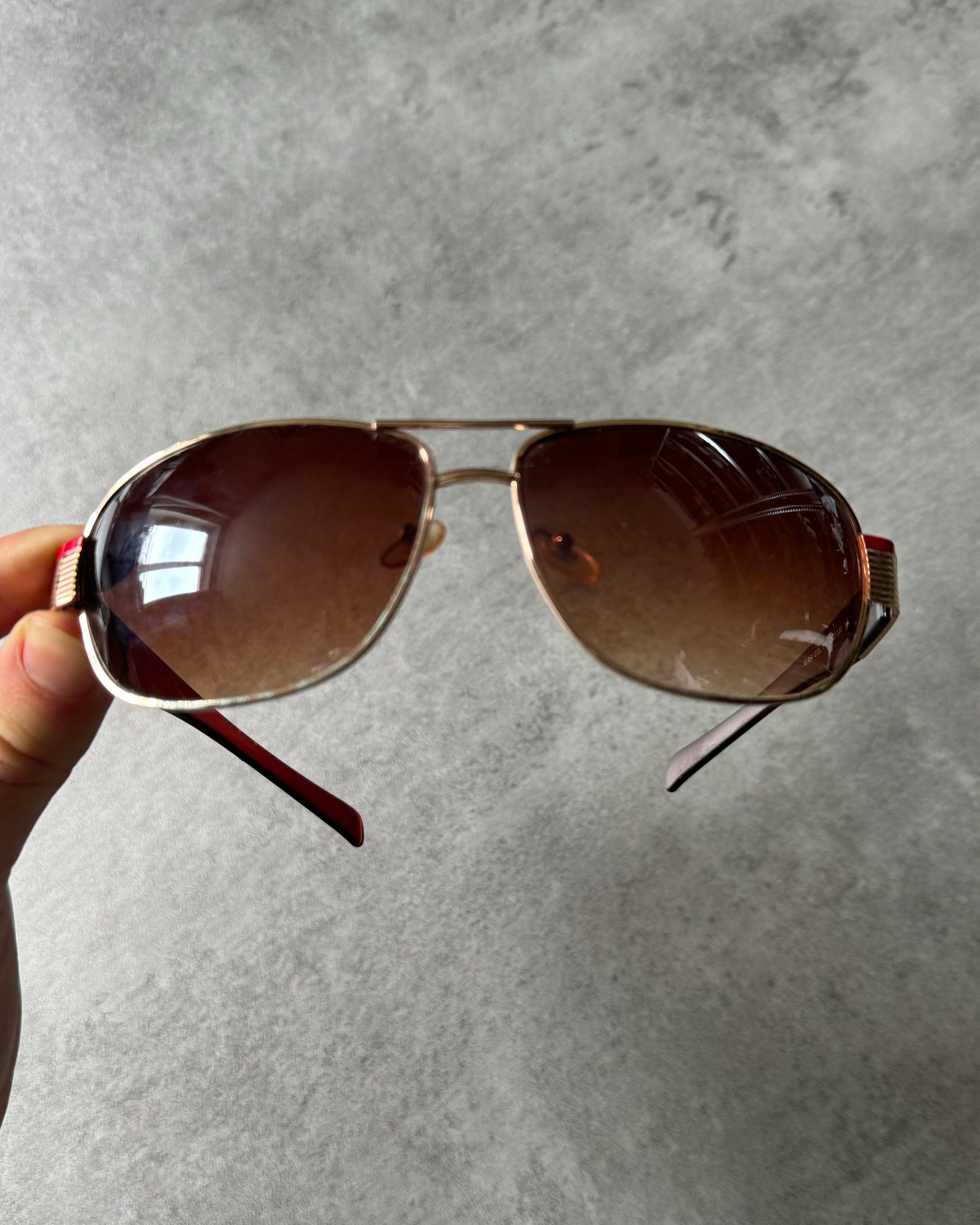 2000s Prada Aviator Sunglasses (OS) - 2