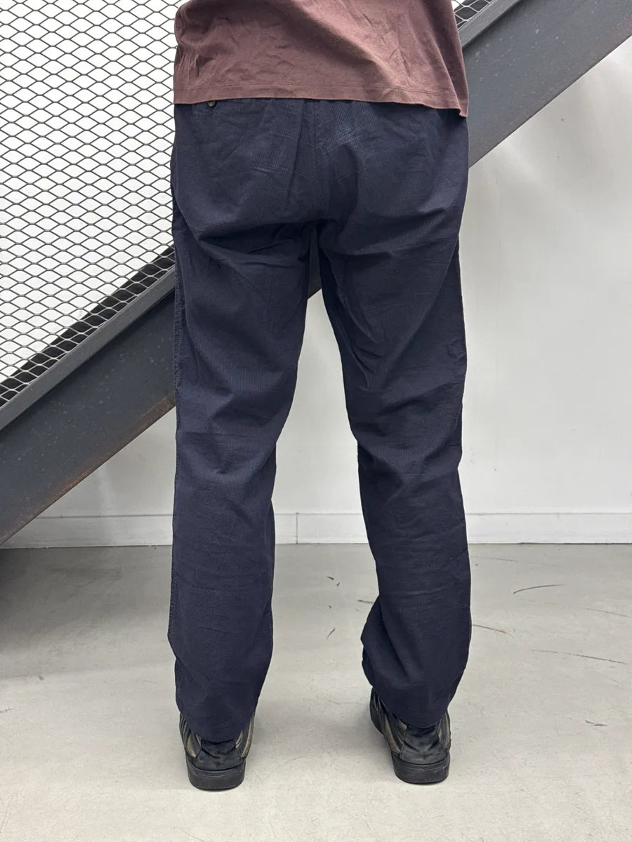 SS2006 Prada Navy Stripes Relaxed Pants sJDVoMON 2