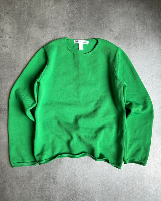 Comme des Garçons Shirt Relaxed Green Sweater (S) - 1