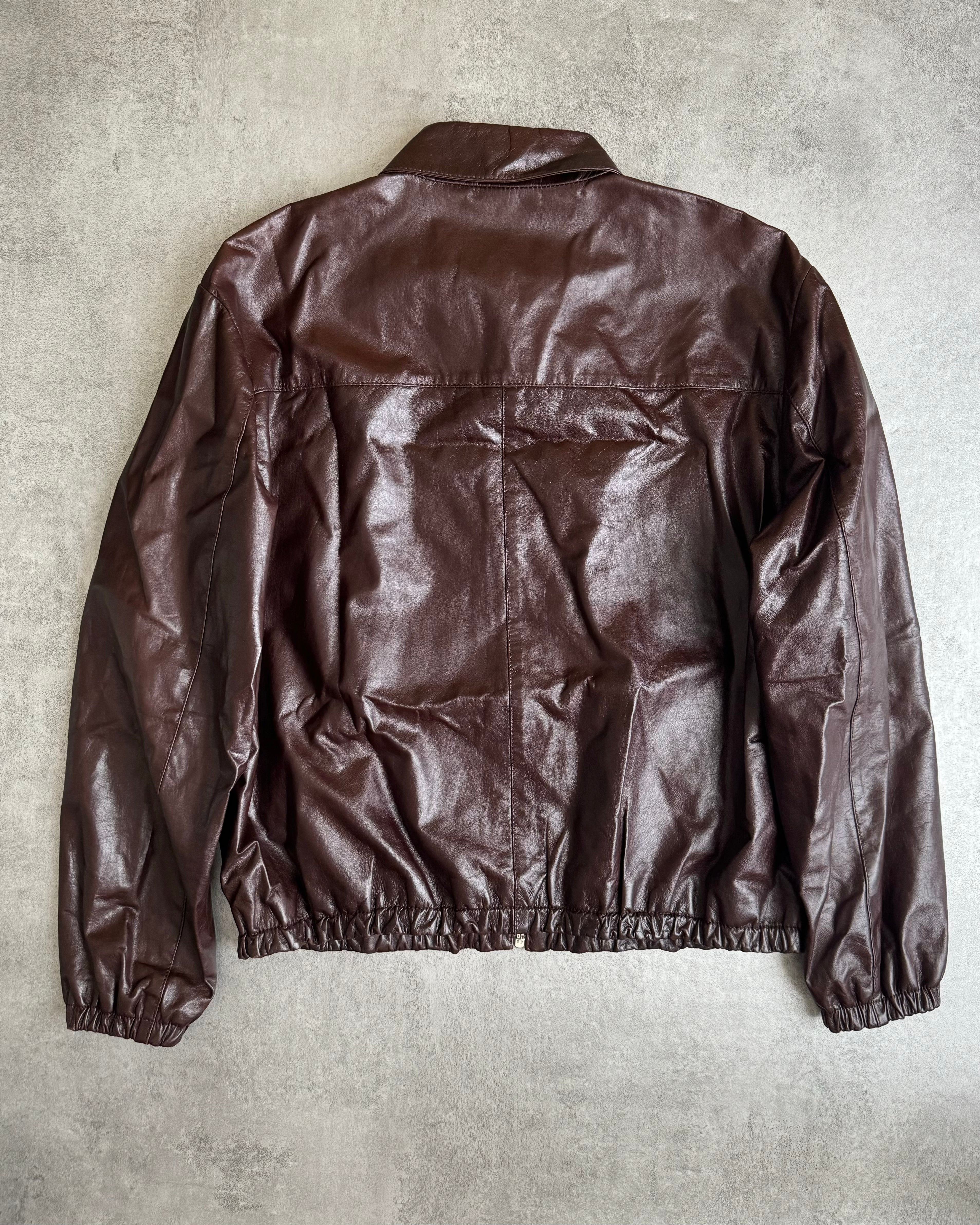 AW2017 Prada Brown Soft Relaxed Lamb Leather Jacket (XS) – Dolce