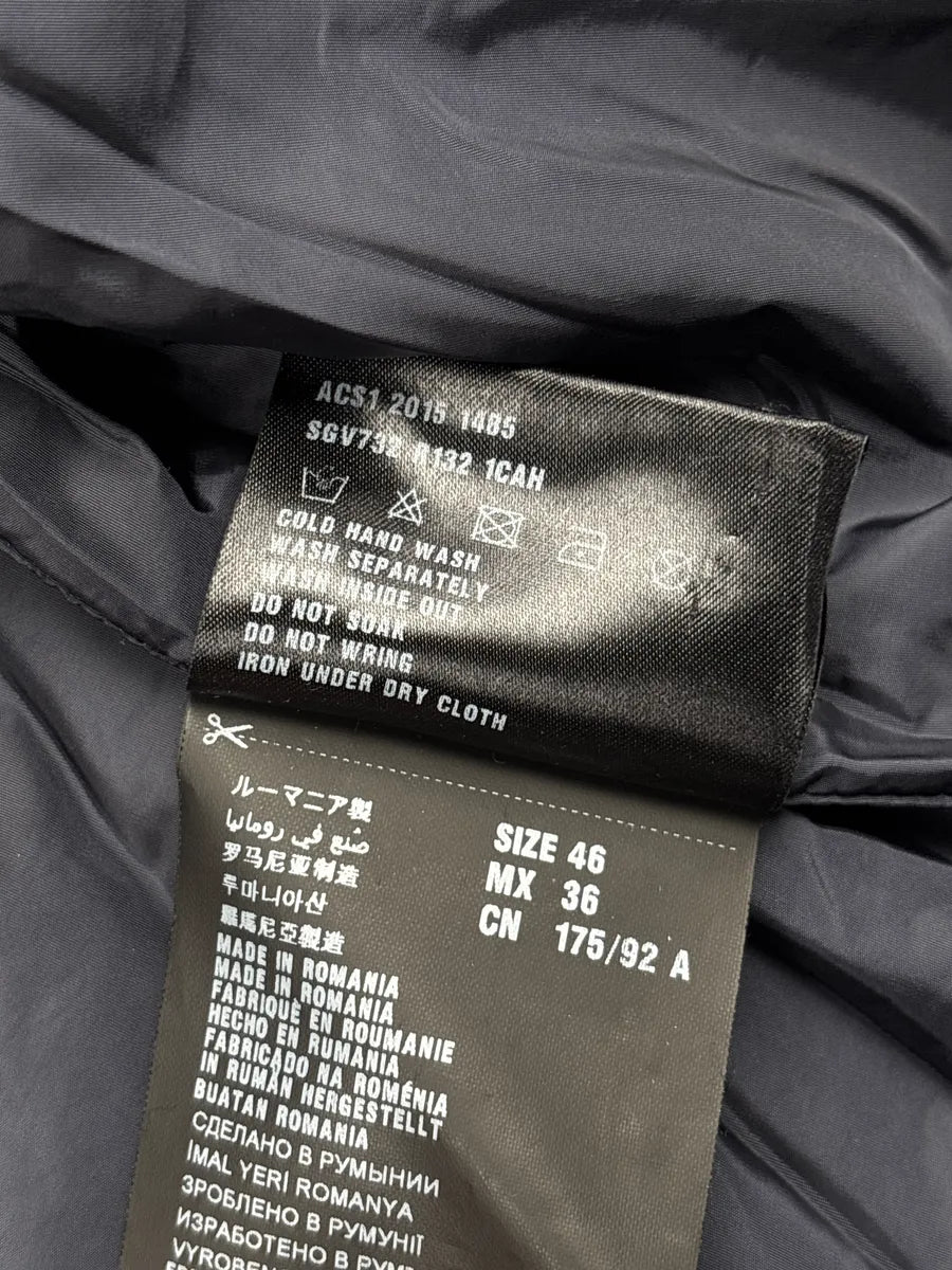 SS2015 Prada Dark Navy Nylon Linea Rossa Padded Light Jacket sPmGjvQI 14