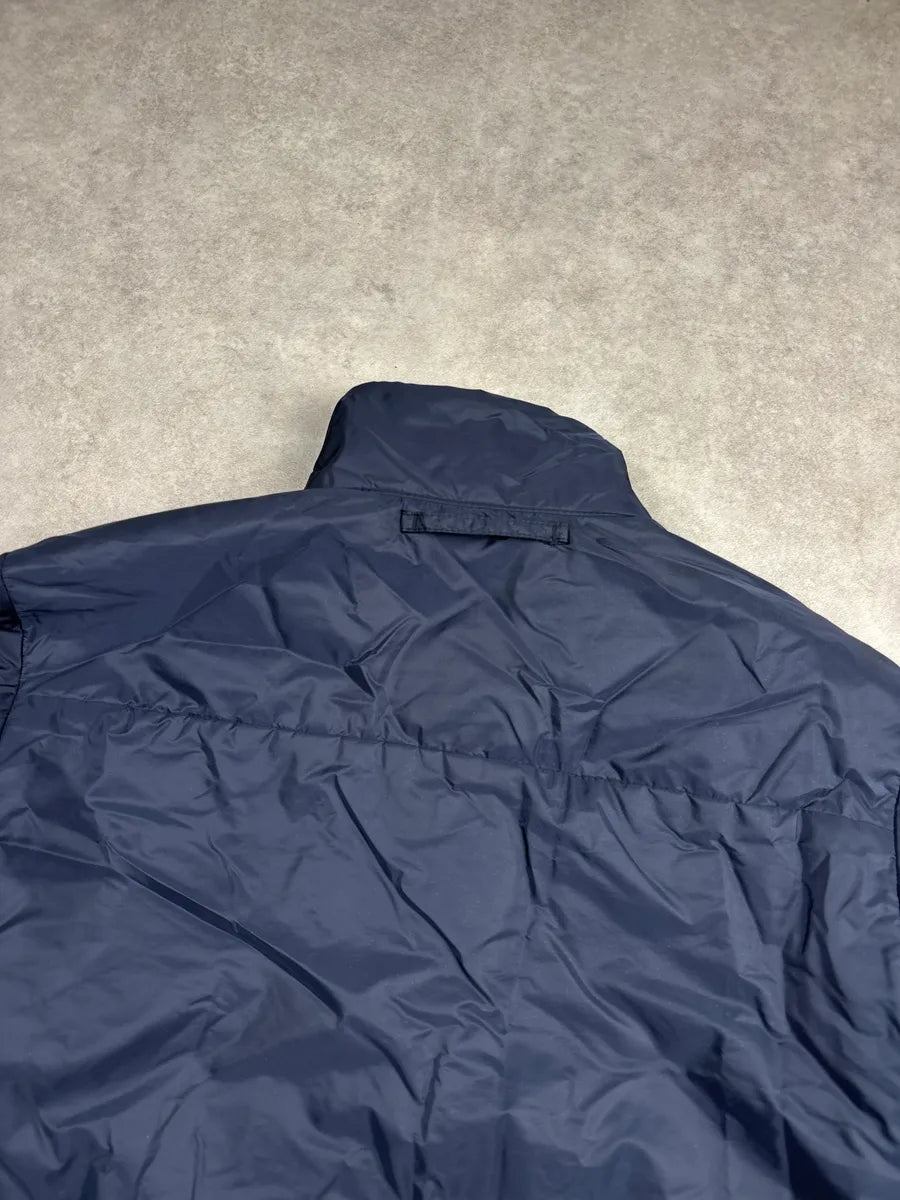 SS2015 Prada Dark Navy Nylon Linea Rossa Padded Light Jacket sPmGjvQI 8