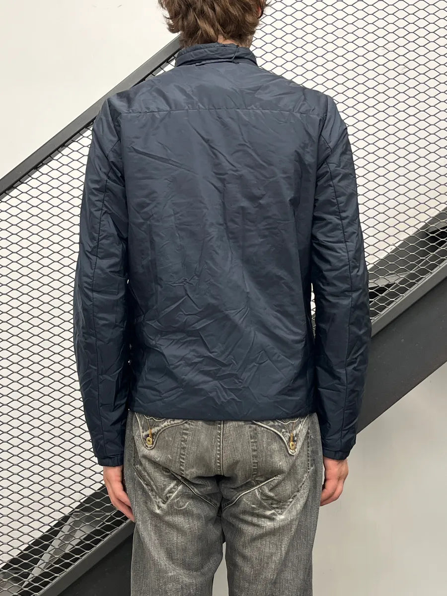 SS2015 Prada Dark Navy Nylon Linea Rossa Padded Light Jacket sPmGjvQI 2