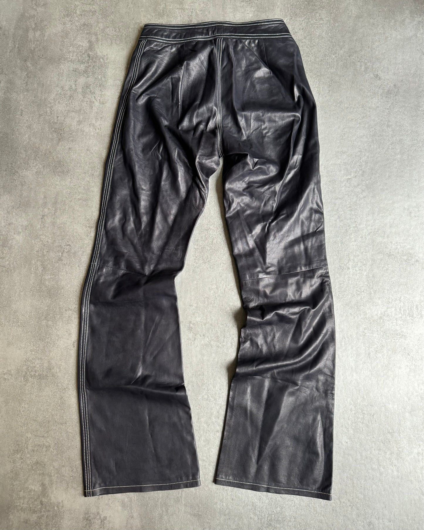 Ralph Lauren Collection Soft Cozy Leather Pants (XS/S) - 2