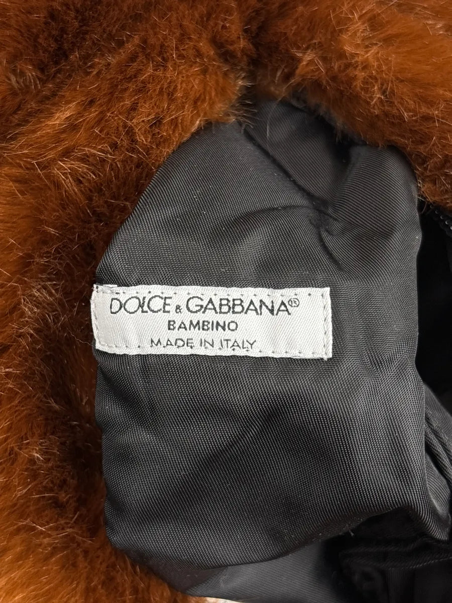 AW2017 Dolce & Gabbana Brown Faux Fur Teddy Bear Backpack sWRcIzVG 11
