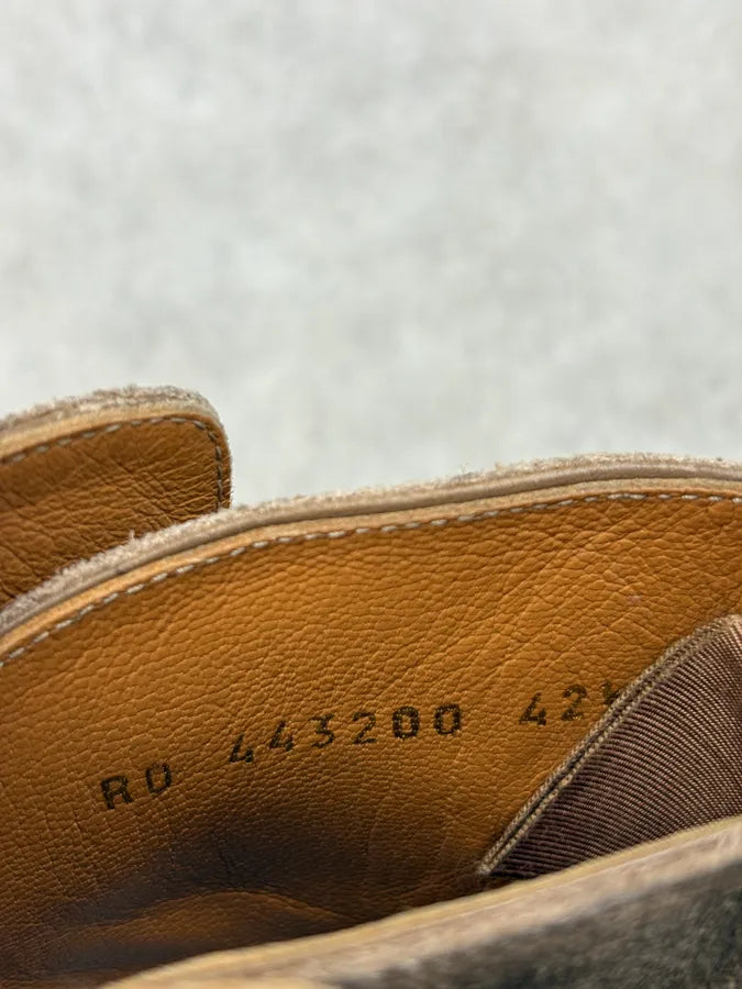 2010s Saint Laurent Beige Suede Leather Ankle Boots xkppCVr 8