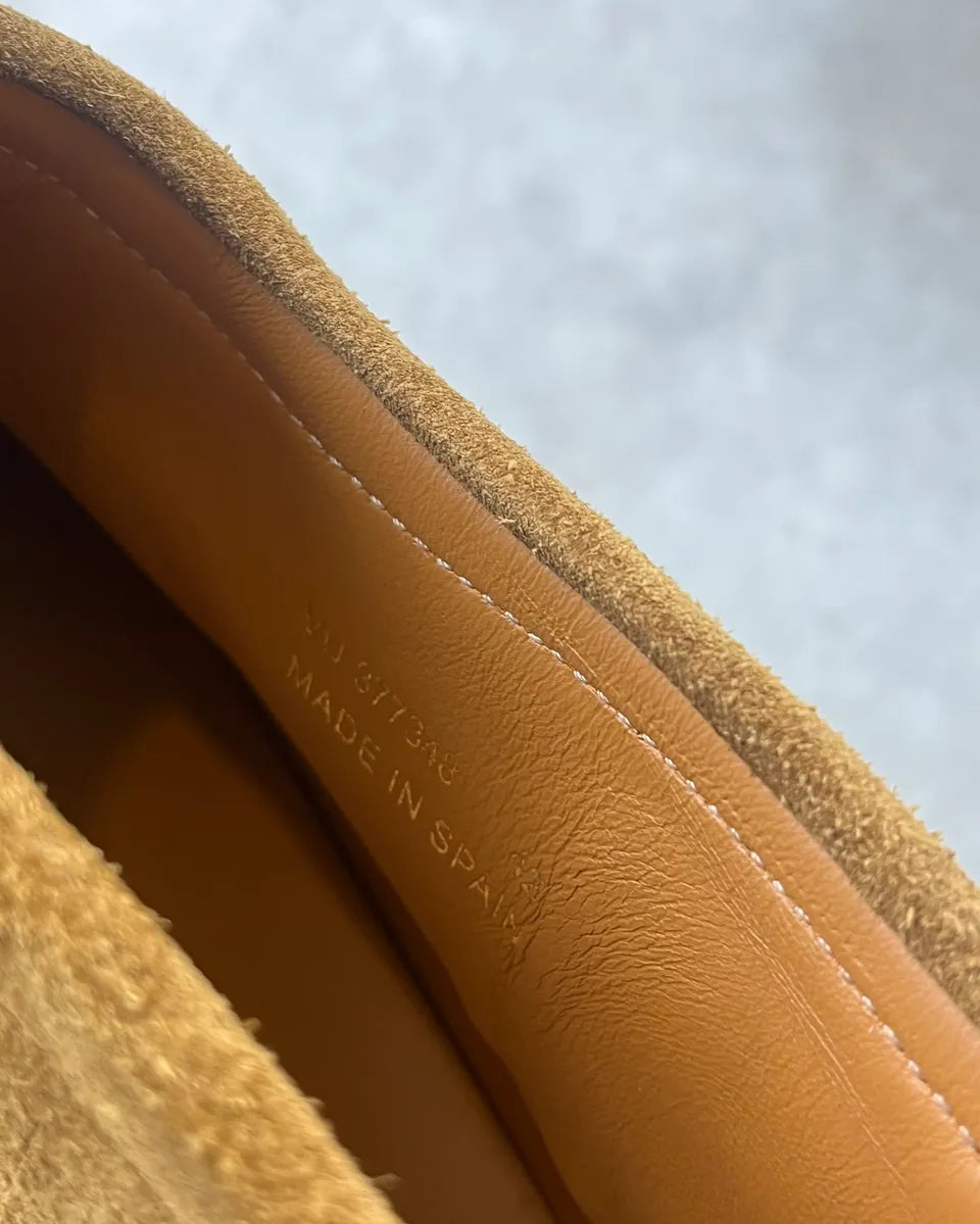 Saint Laurent Beige Suede Fringe Leather Sneakers  zCQZiYm 9