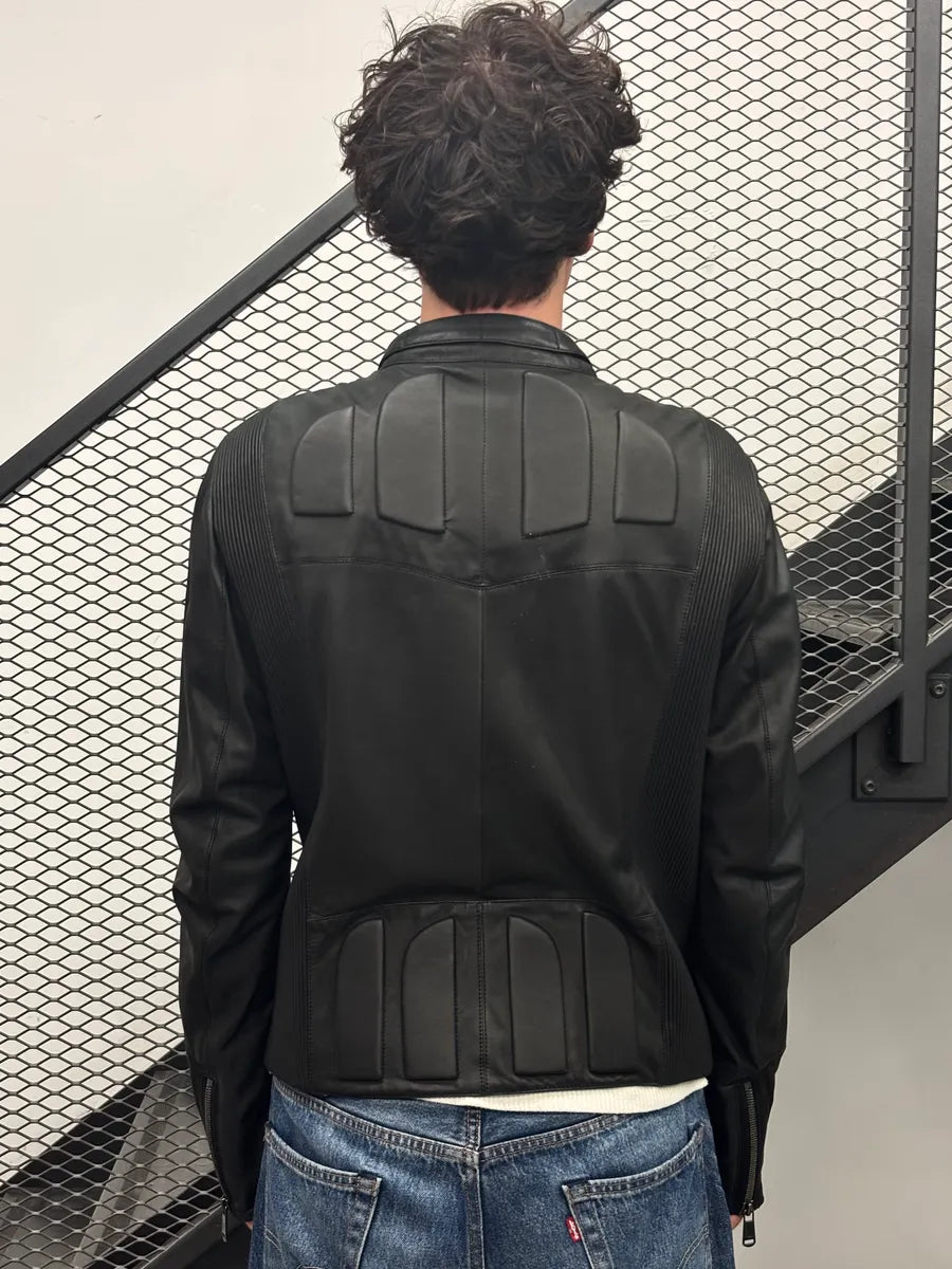 2000s Saint Laurent Biker Multi Zips Leather Jacket BFzmhyg 2