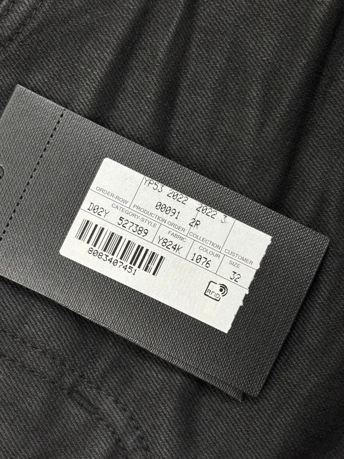 AW2022 Saint Laurent Black Slim Denim Jeans mqUJmMF 11