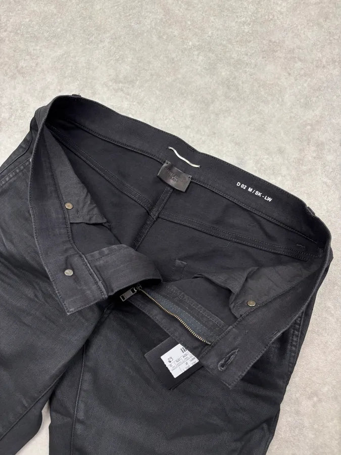 AW2022 Saint Laurent Black Slim Denim Jeans mqUJmMF 8