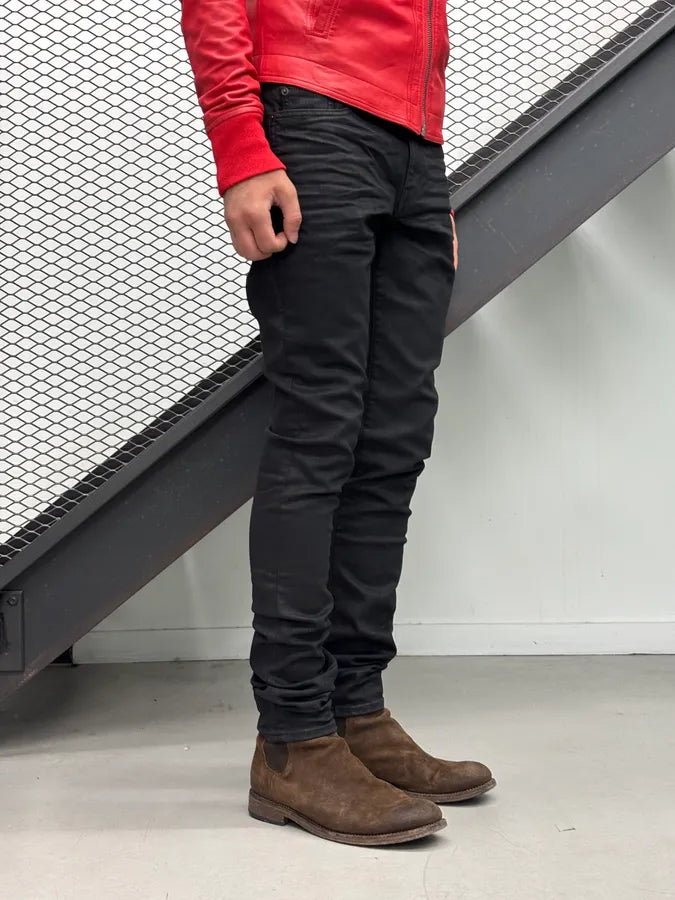 AW2022 Saint Laurent Black Slim Denim Jeans mqUJmMF 2